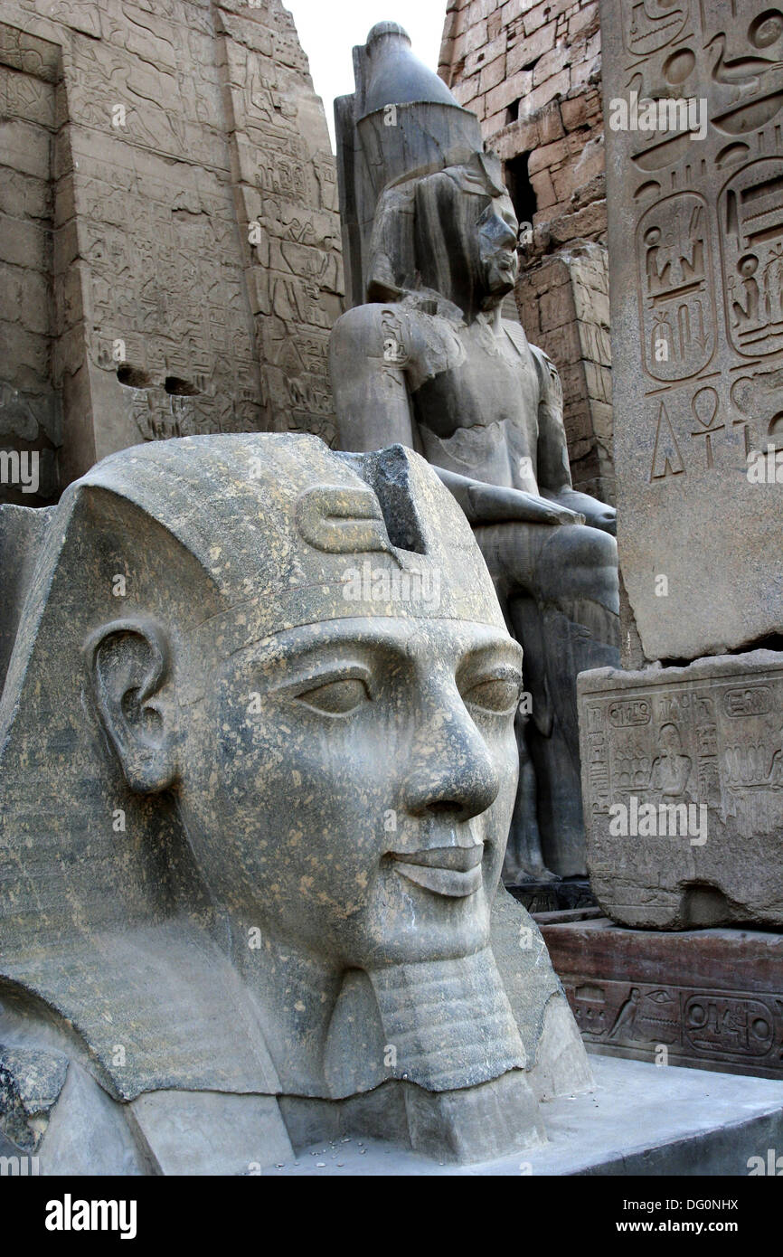 Temple of Luxor, Egypt Stock Photo Alamy