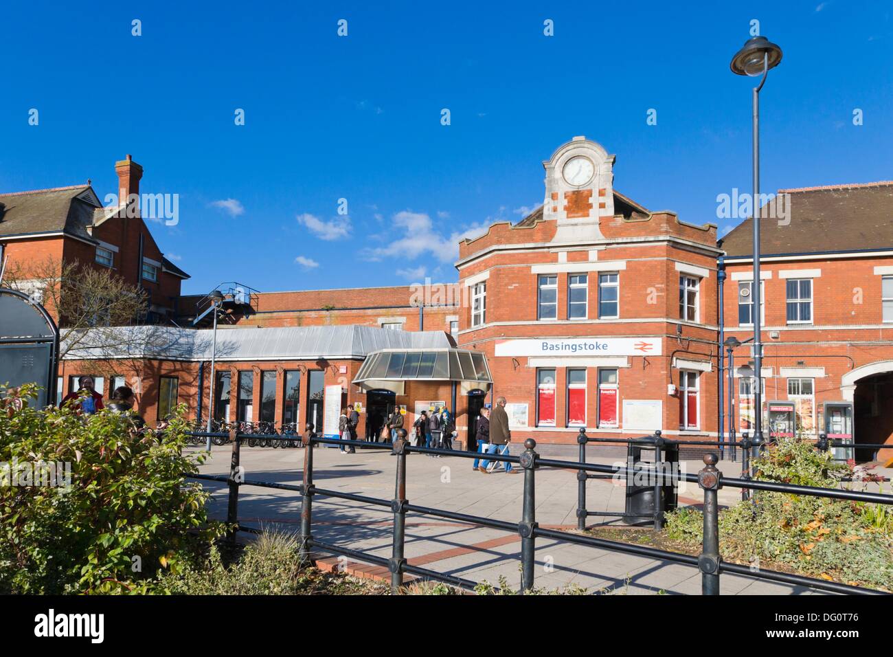 Basingstoke railway station from Alencon Link, Basingstoke, Hampshire