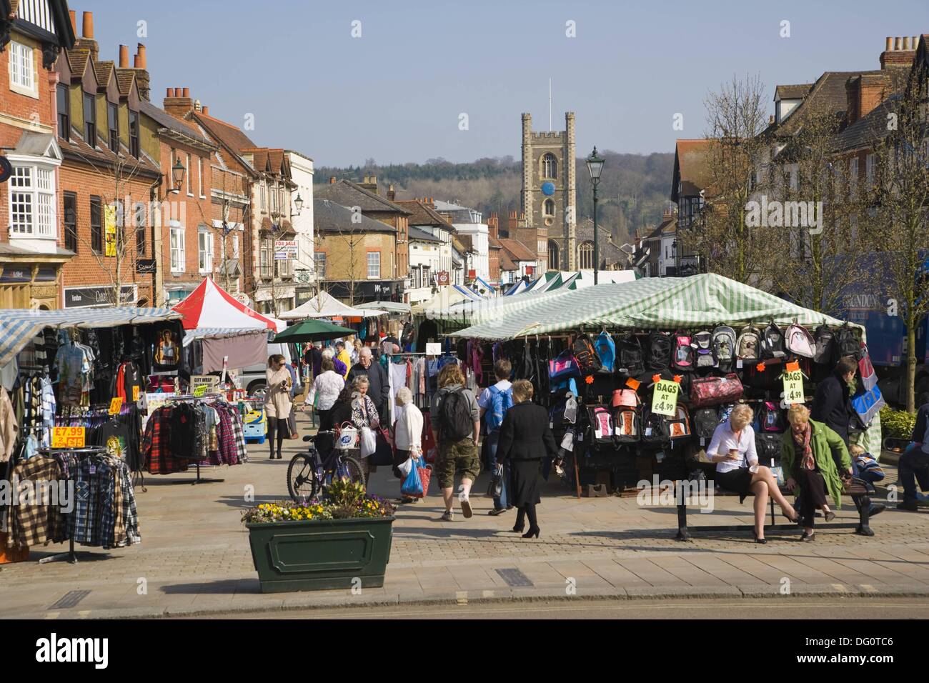 Market at Market Place. Henleyon Thames. Oxfordshire. England. UK Stock Photo Alamy Market at Market Place. Henleyon Thames. Oxfordshire. England. UK Stock Photo Alamy