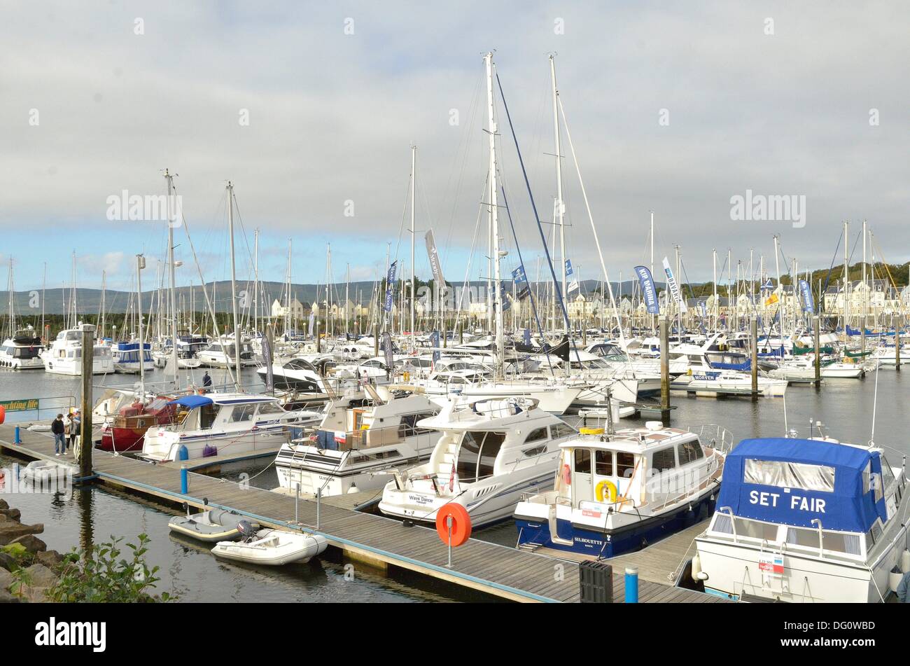 Inverkip Marina Boats Yachts High Resolution Stock Photography and