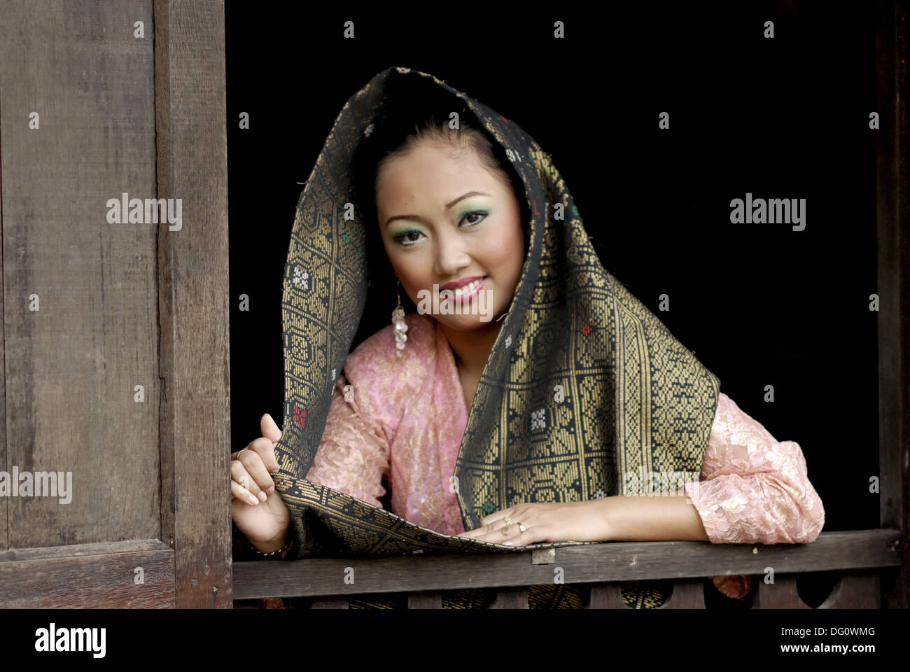 A Pretty Malay Woman Stock Photo Alamy