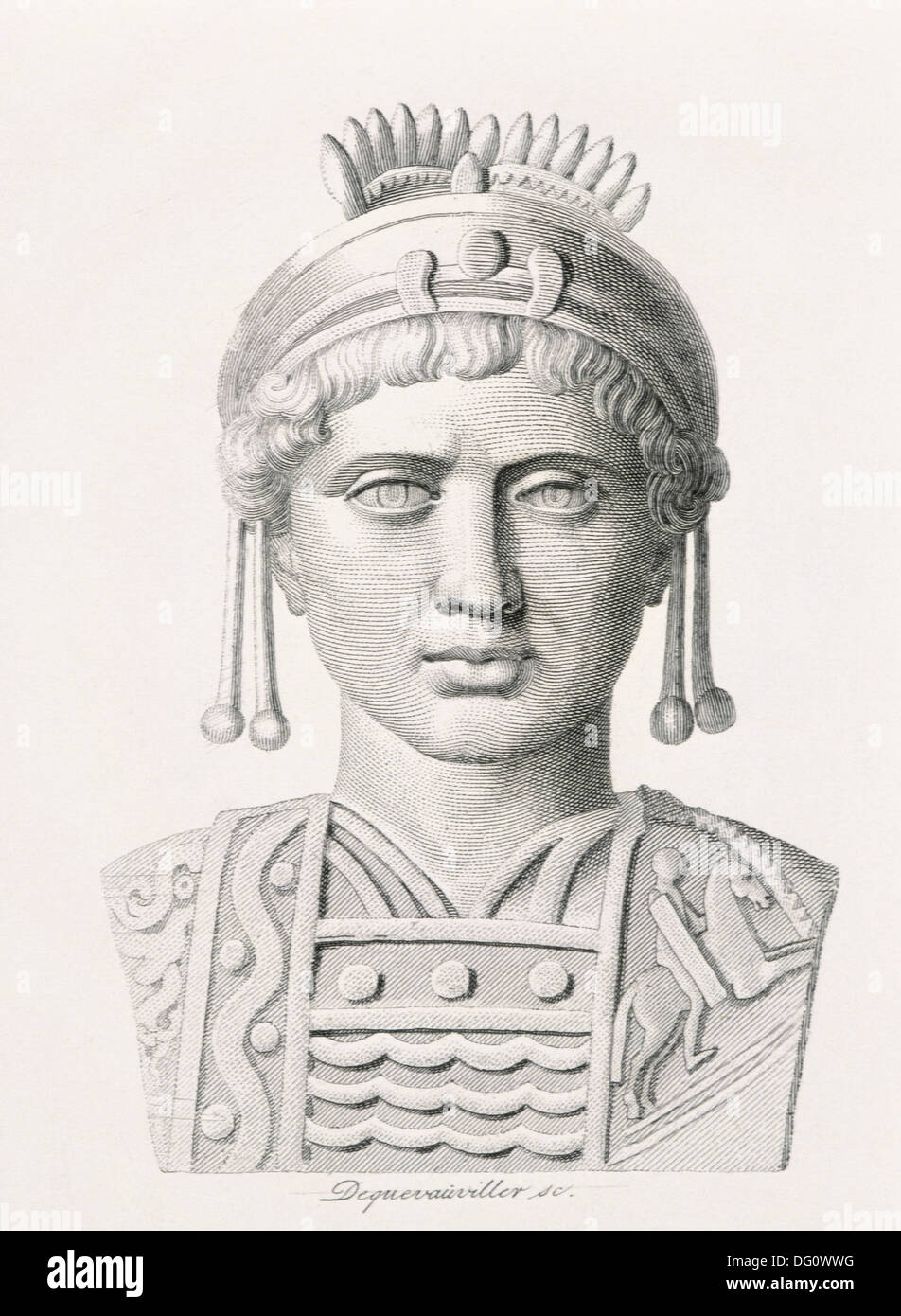 Justinian I, byzantine emperor (483-565) Stock Photo