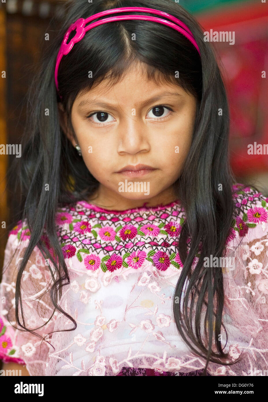 Mayan girl Stock Photo - Alamy