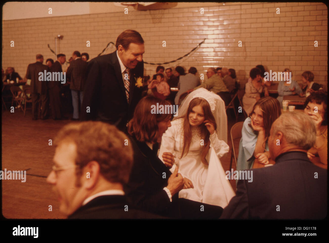 WEDDING DANCE HELD IN THE TURNER CLUB GYMNASIUM IN NEW ULM, MINNESOTA