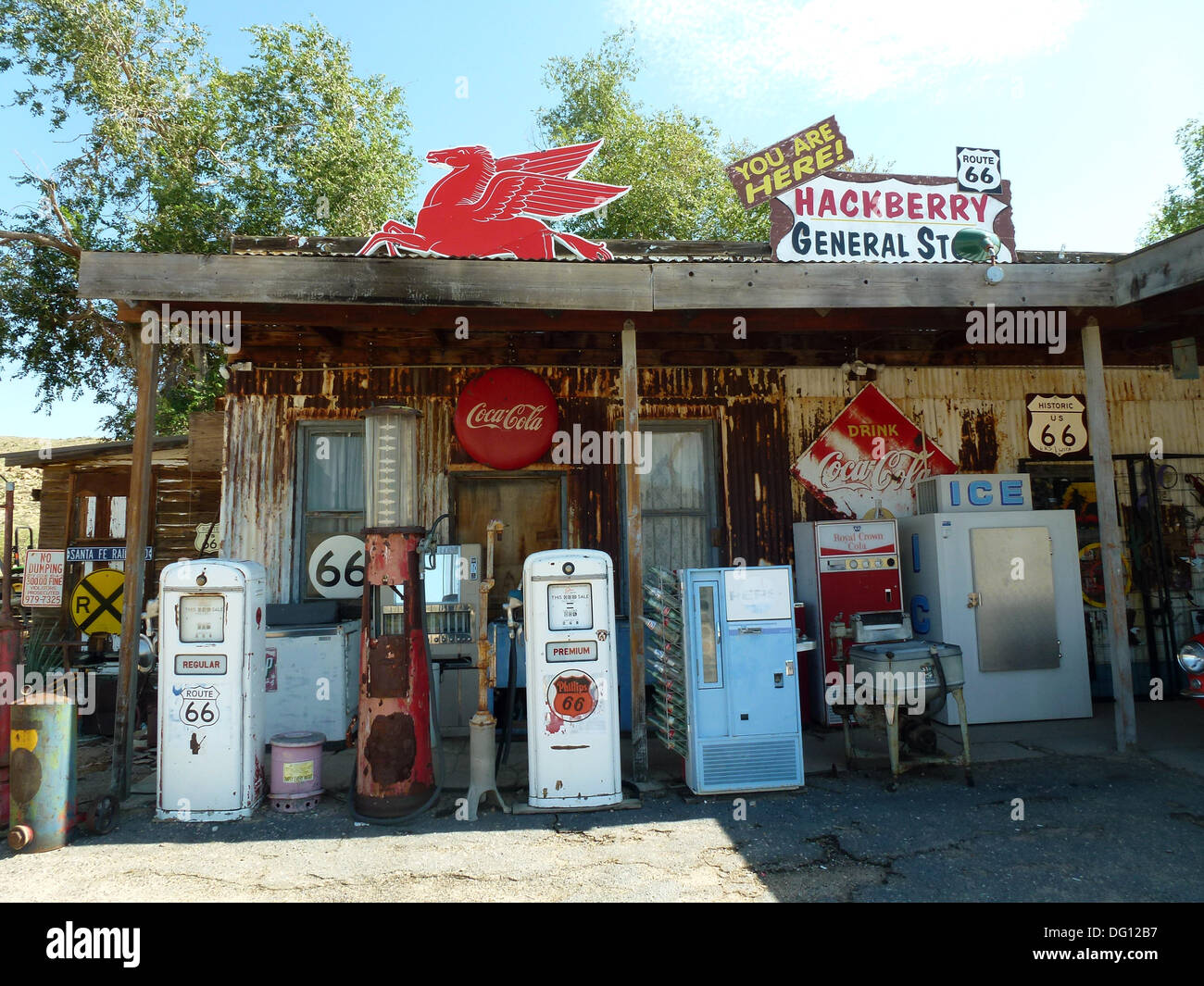 The Hackberry General Store at the historic Route 66 between Kingman