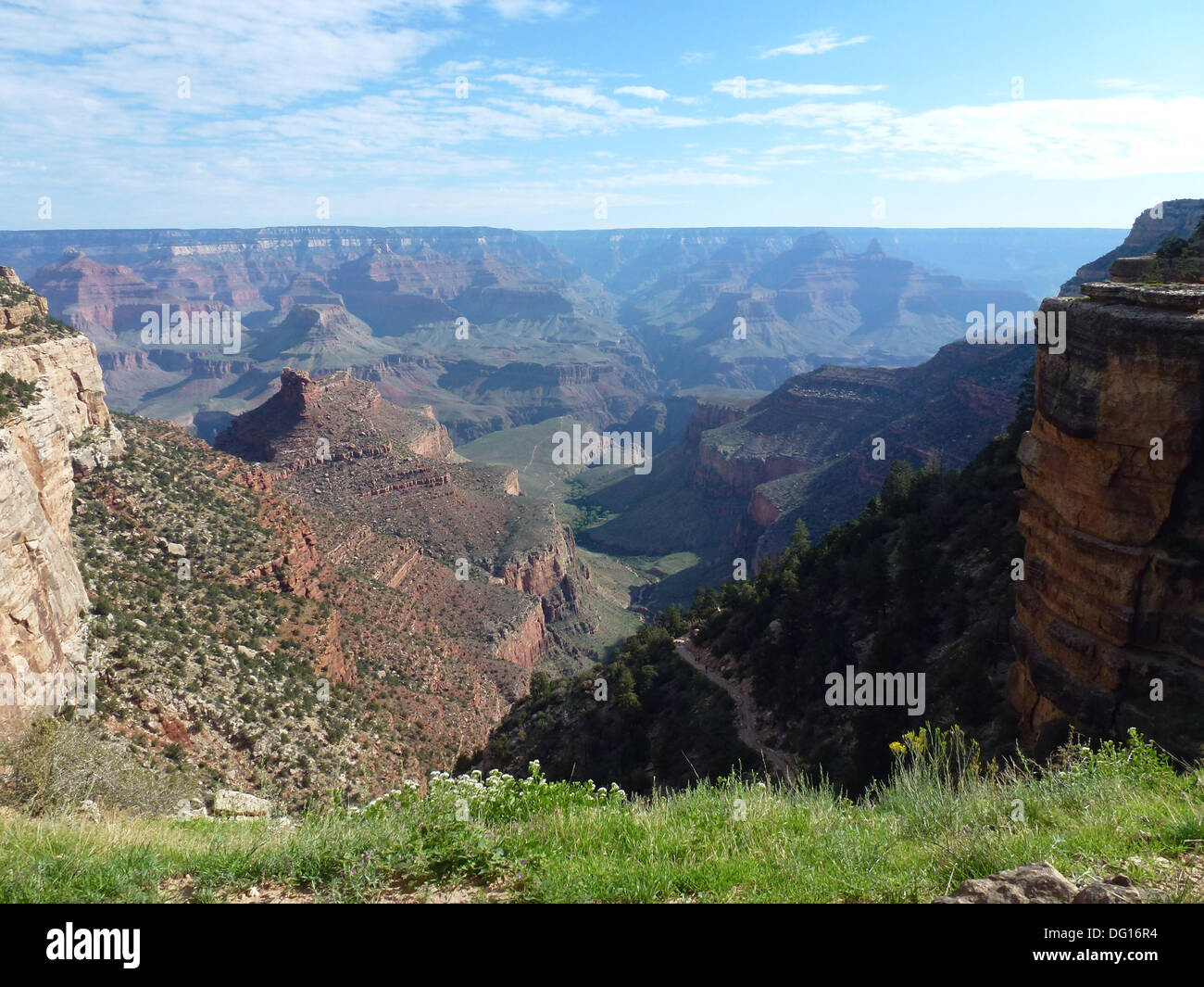 the Grand Canyon from the South Rim, USA. 06th Sep, 2013. View of the Grand Canyon from the South Rim, USA, 06 September 2013. On 11 January 1908 the area around the Grand Canyon was declared a national monument and on 26 February 1919 it was put under protection as a national park. In 1979, the Grand Canyon was included in the UNESCO list of World Natural Heritage. Photo: Alexandra Schuler/dpa/Alamy Live News Stock Photo