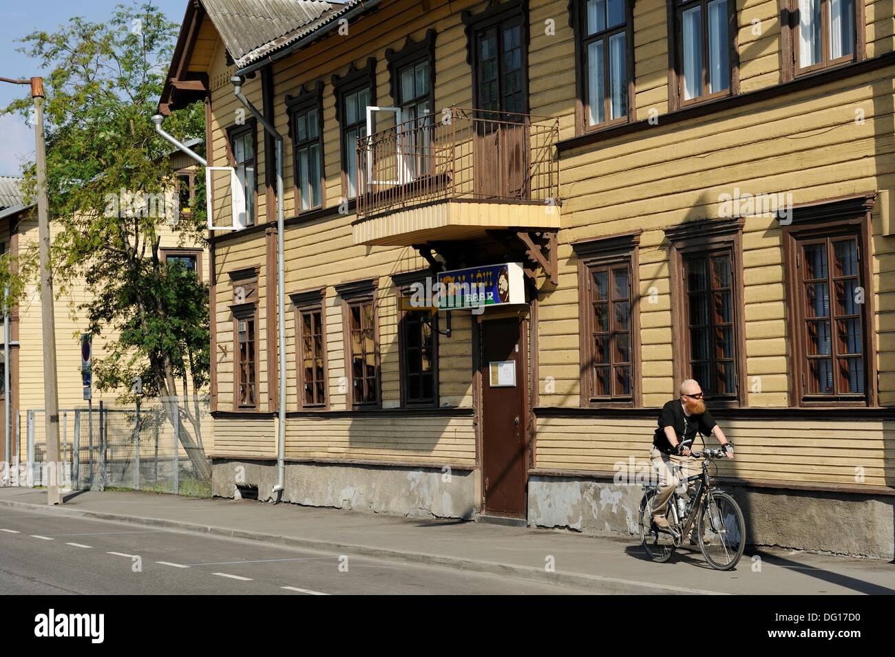 wooden houses of Kalamaja district, Tallinn, estonia, northern europe