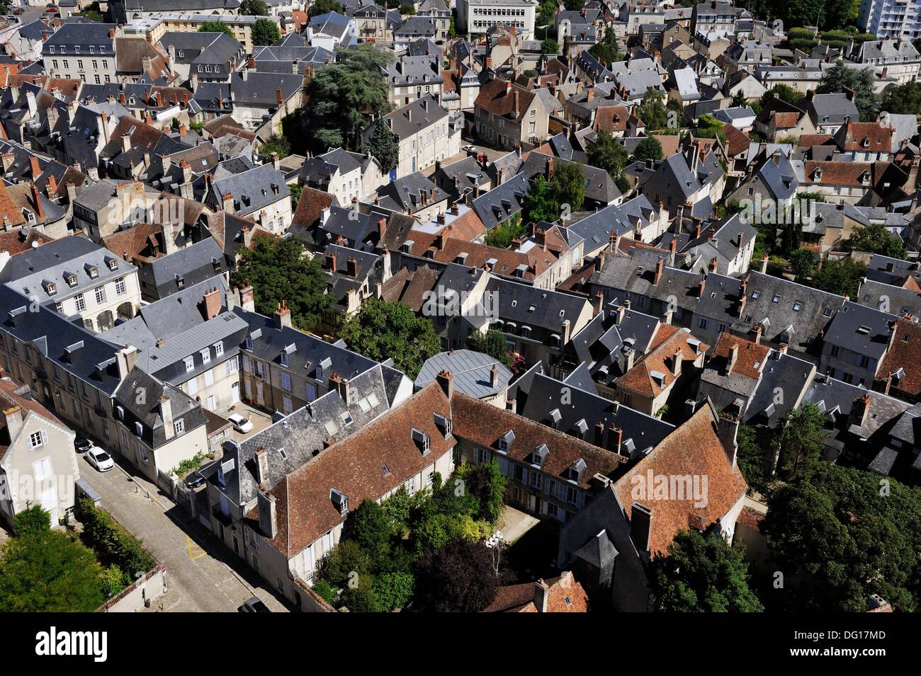 Bourges france aerial hi-res stock photography and images - Alamy