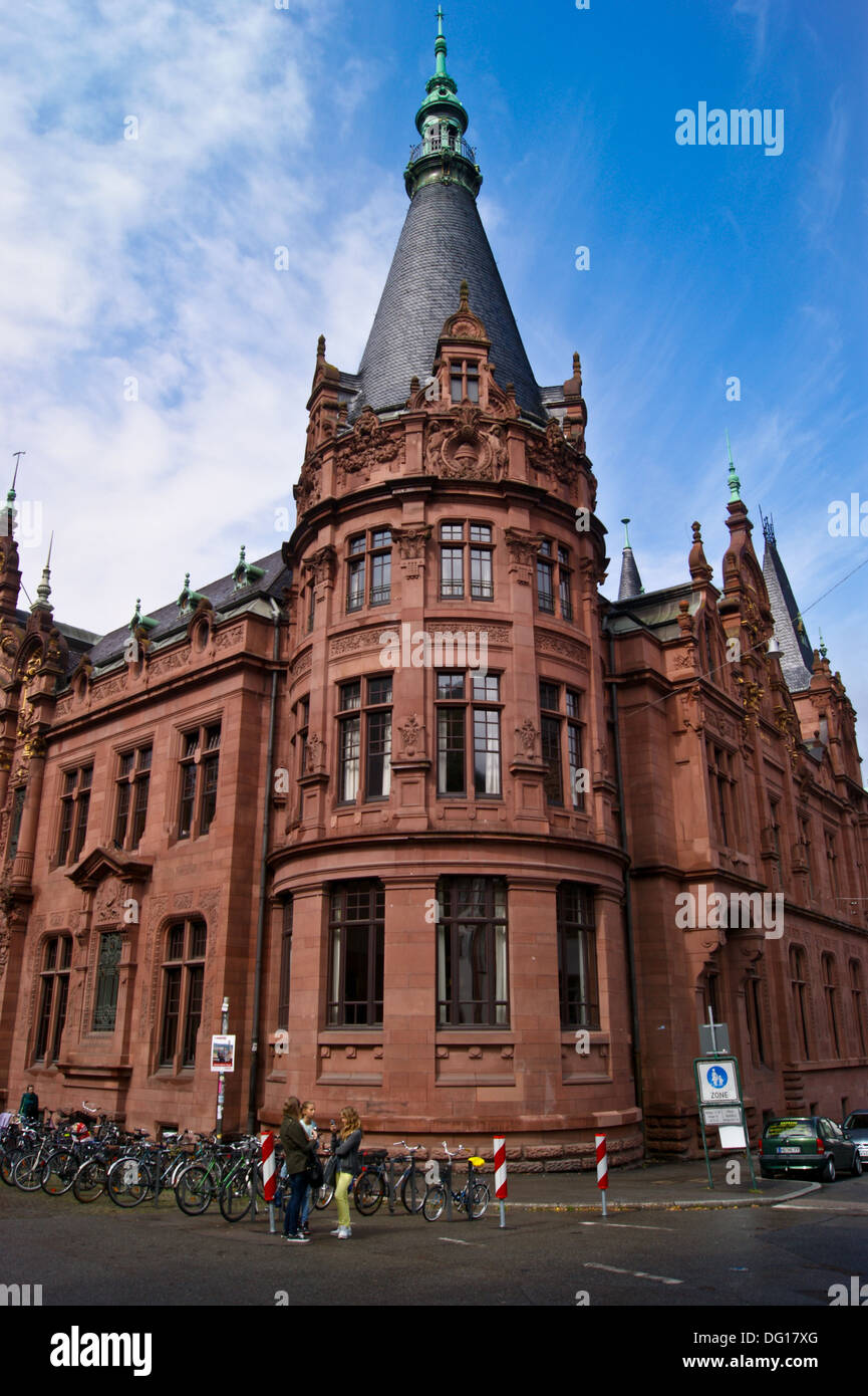 University library  (Universitätsbibliothek) by Josef Durm, 1905, Heidelberg, Baden-Wurttemberg, Germany Stock Photo