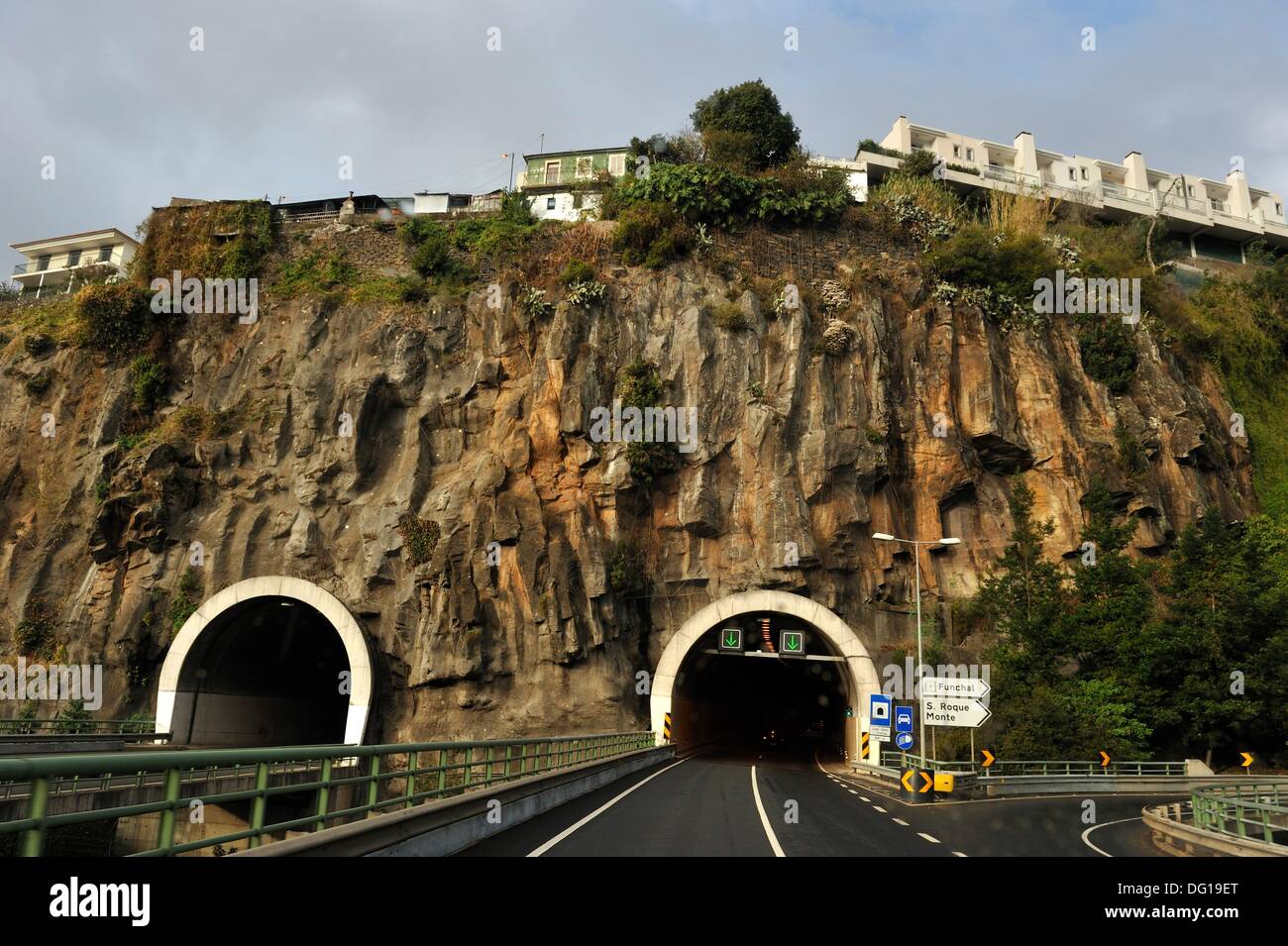 tunnel, Funchal, Madeira island, Atlantic Ocean, Portugal Stock Photo