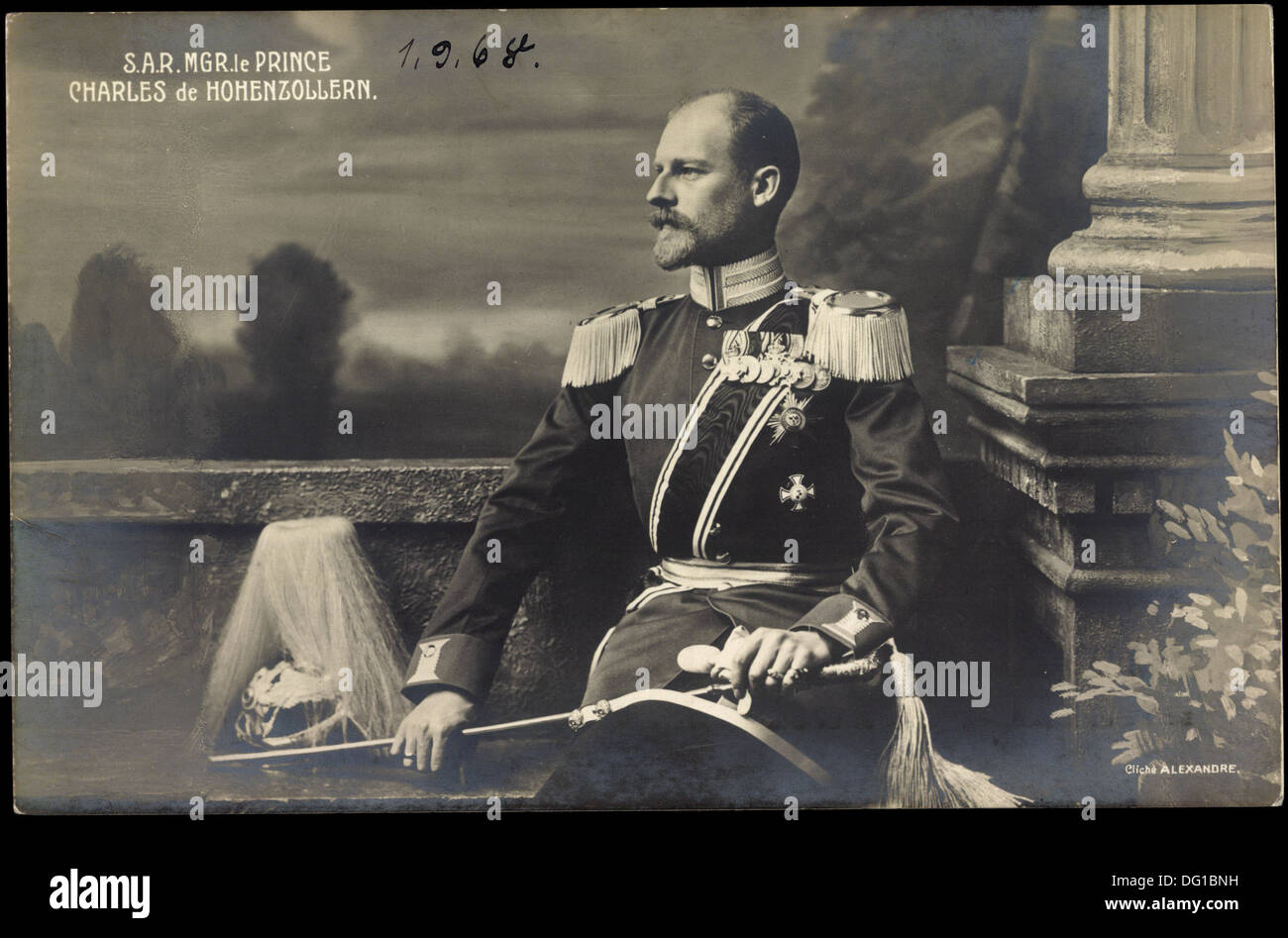 Ak Karl Anton, Prinz von Hohenzollern, Generalleutnant; Stock Photo