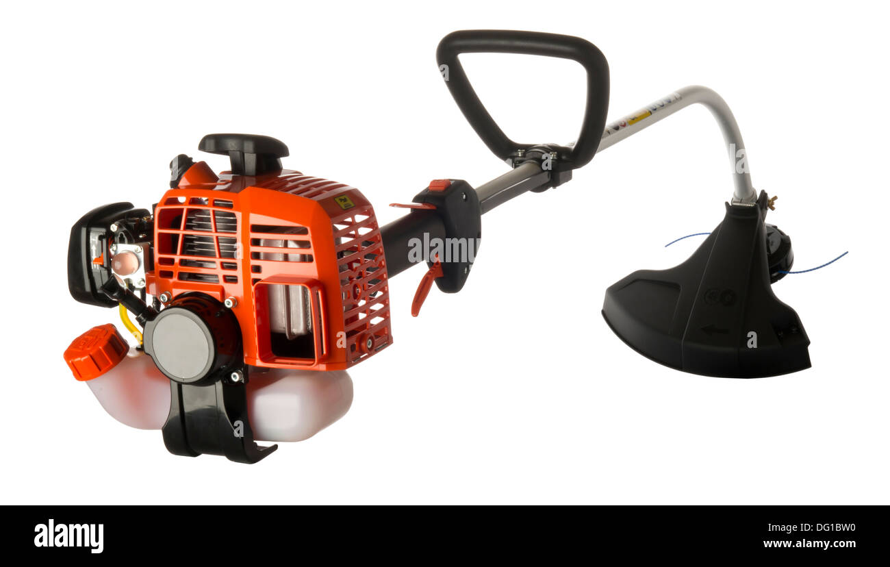 Grass trimmer or strimmer Stock Photo