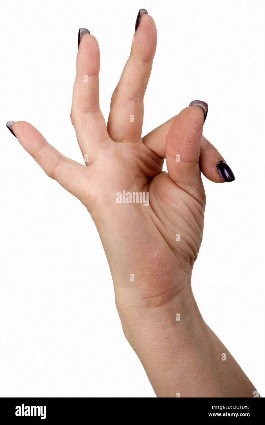 Deaf Woman Sign Language High Resolution Stock Photography and Images