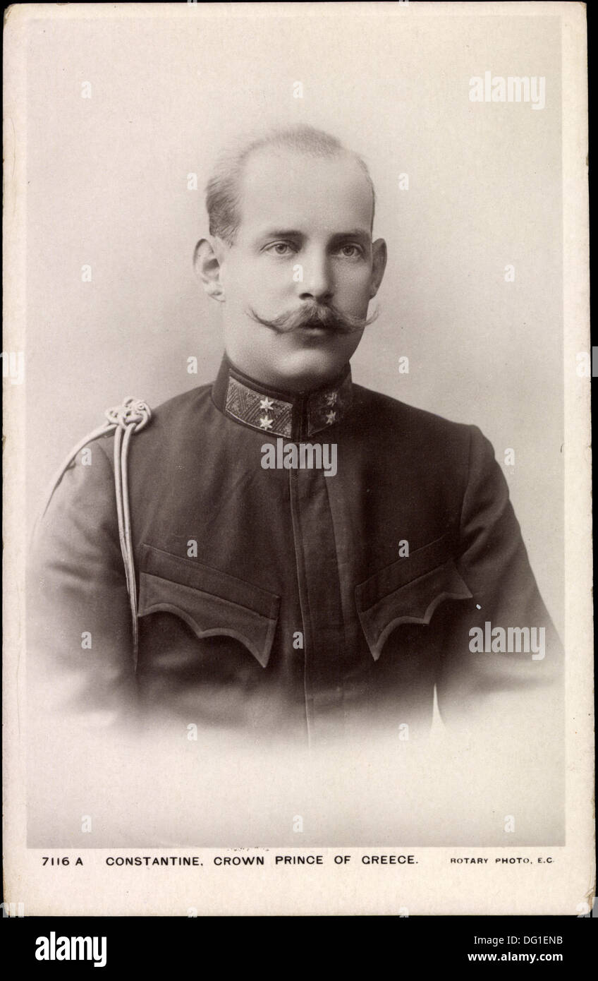 Ak Constantine I, Crown Prince of Greece, Konstantin I. von