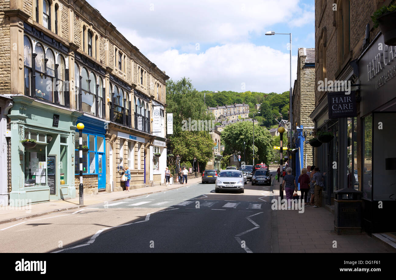 Market Street, Hebden Bridge Stock Photo Alamy