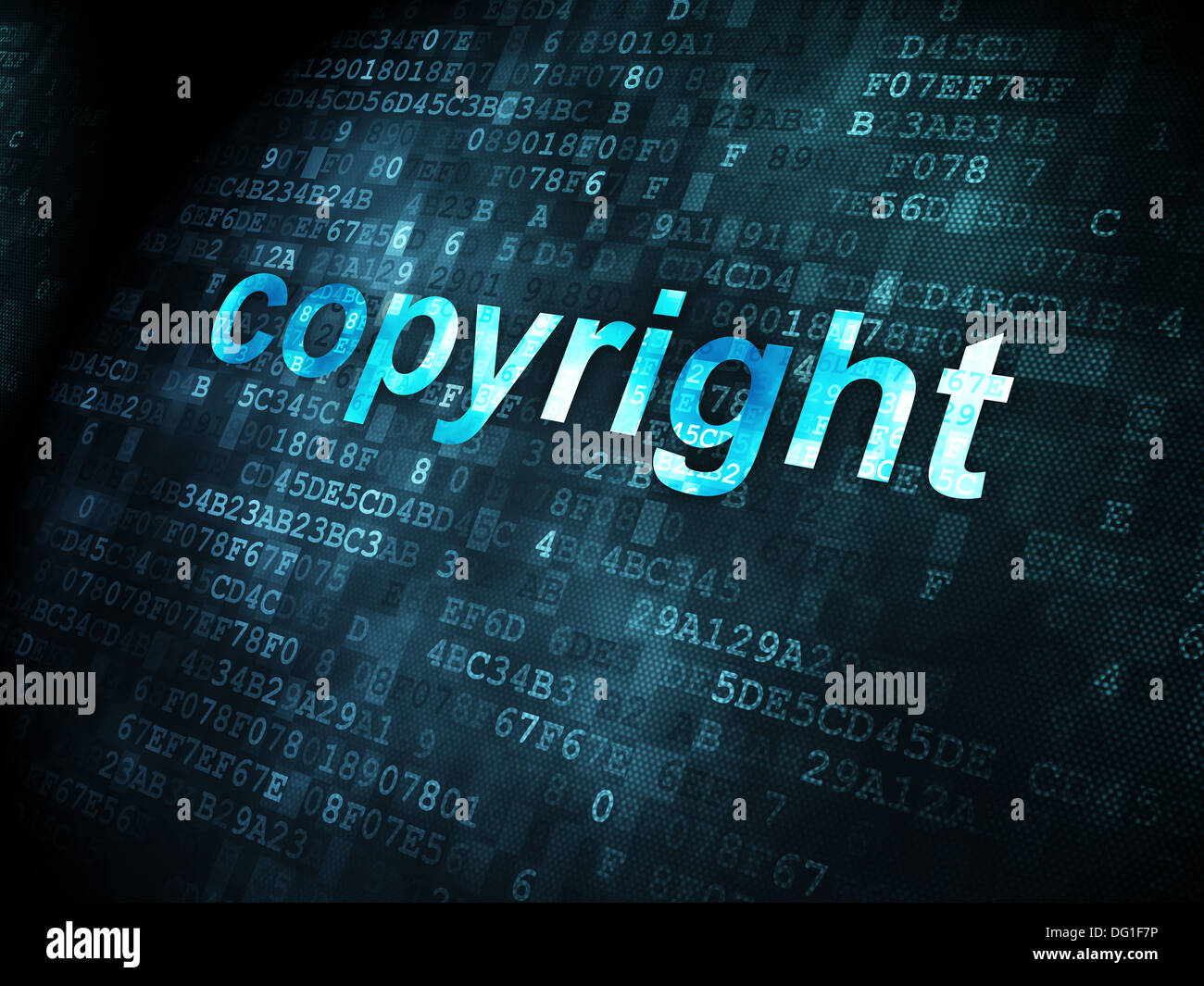 Law concept: Copyright on digital background Stock Photo - Alamy