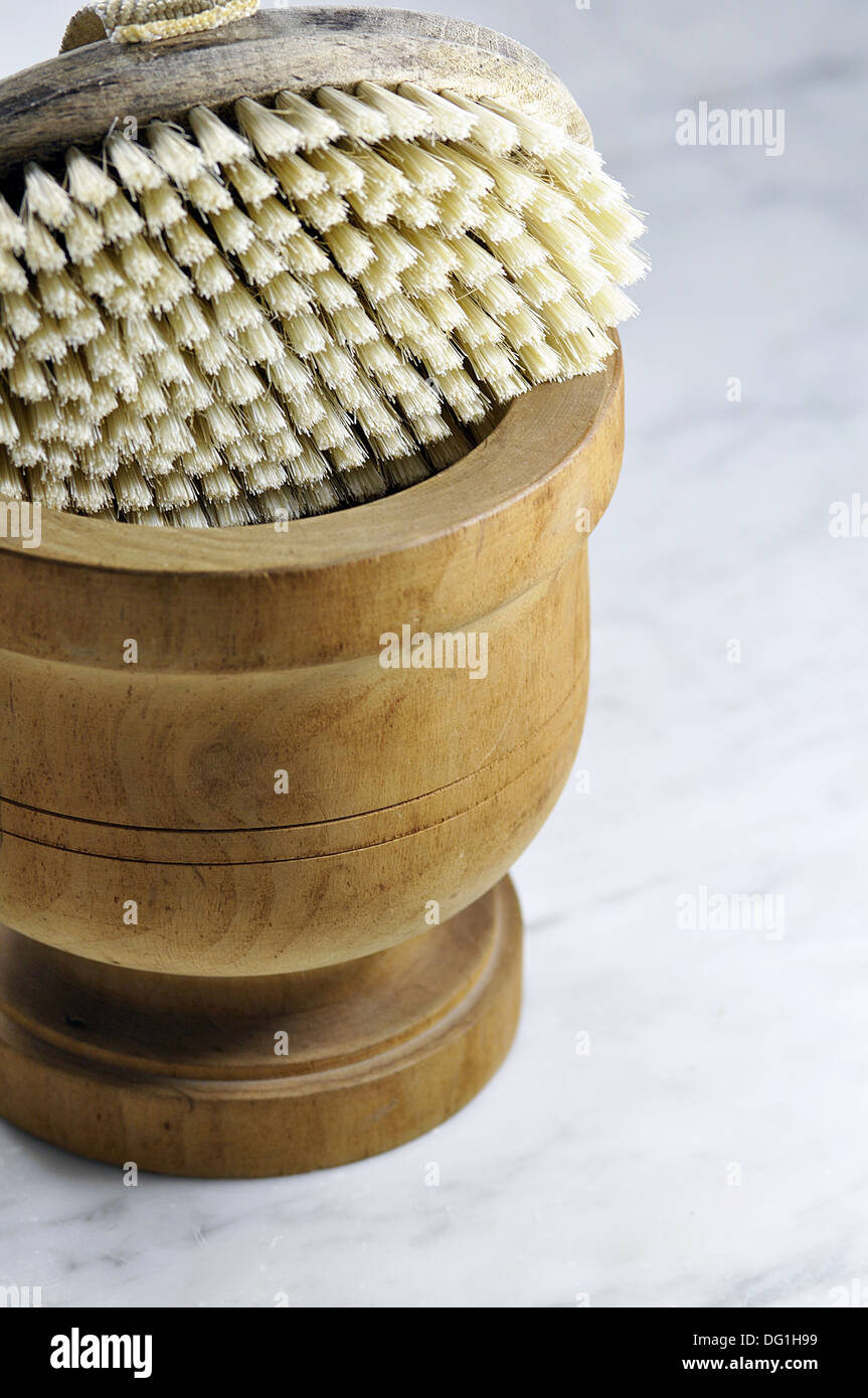 Bowl and Brush Stock Photo Alamy