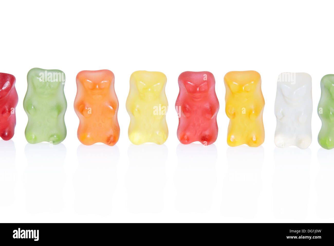 Gummy bears candies Stock Photo