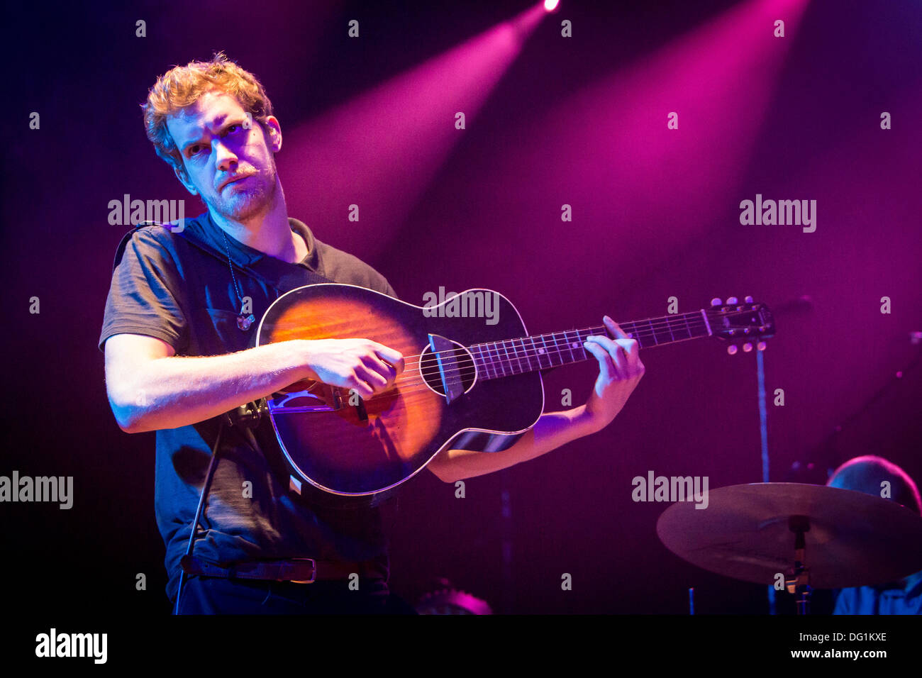 Milan Italy. 10th October 2013. The Belgian indie rock band BALTHAZAR opening the show of Editors at the music club Alcatraz © Rodolfo Sassano/Alamy Live News Stock Photo