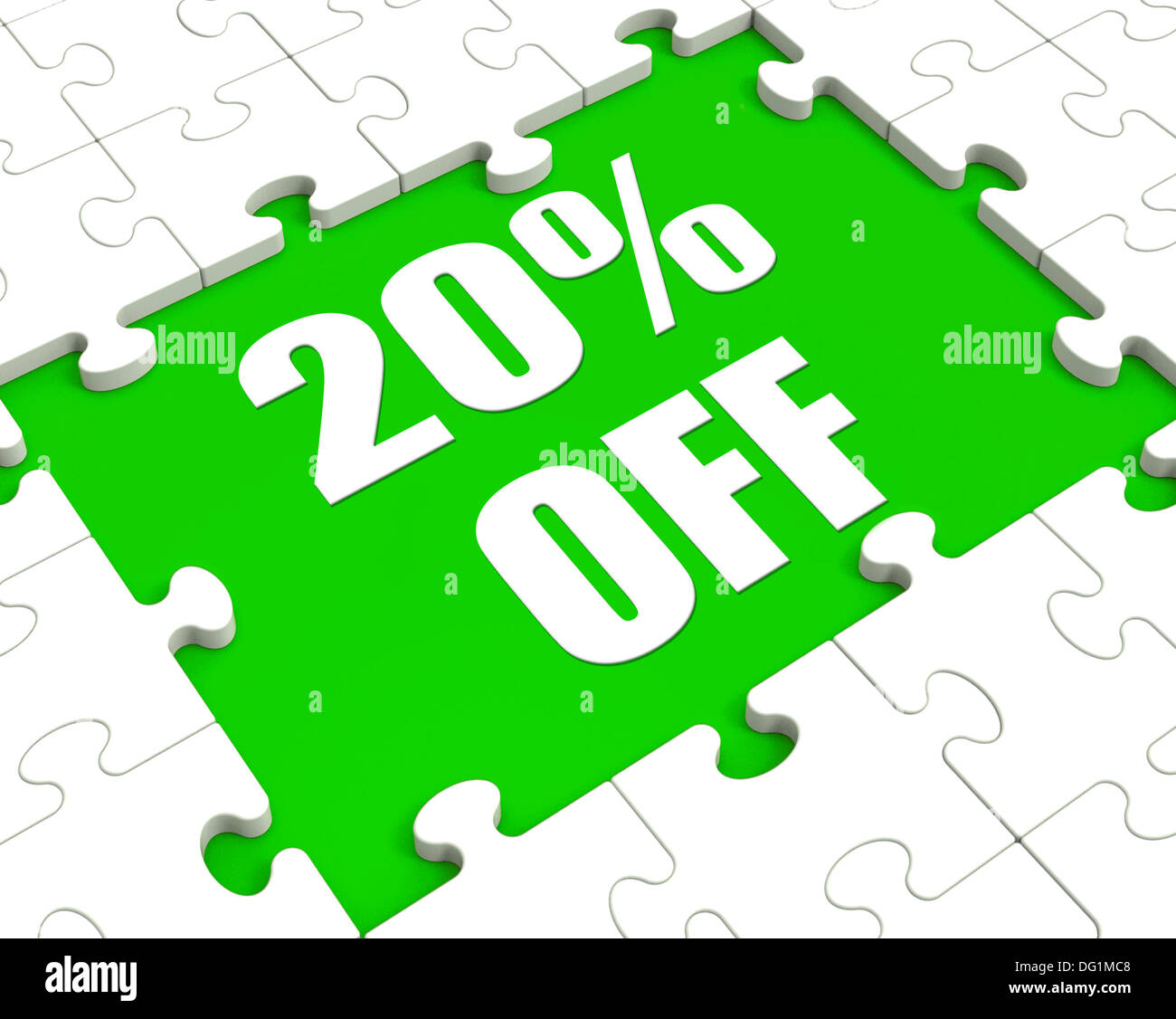 twenty-percent-off-puzzle-meaning-discounted-or-sale-20-stock-photo-alamy