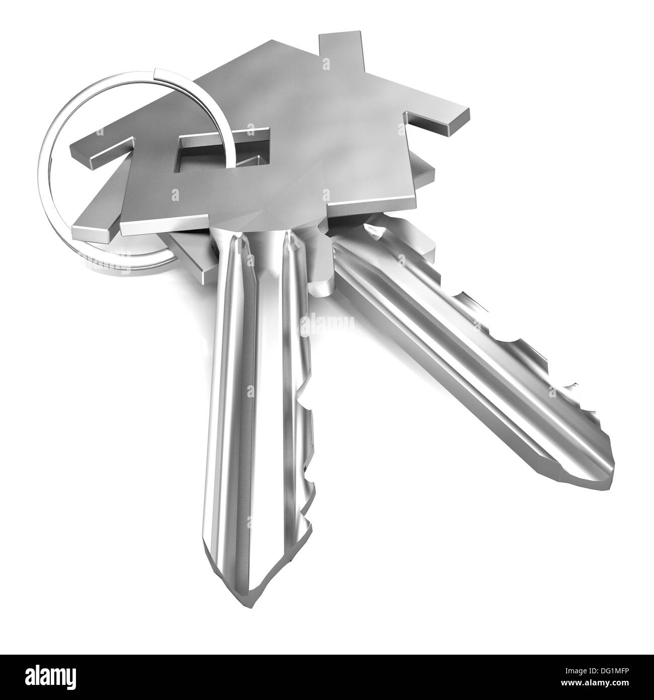 Home Keys Showing House Security Or Locked Stock Photo Alamy