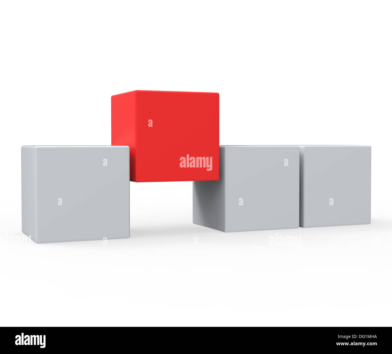 Standing Out Means Different Distinction Or Outsider Stock Photo Alamy