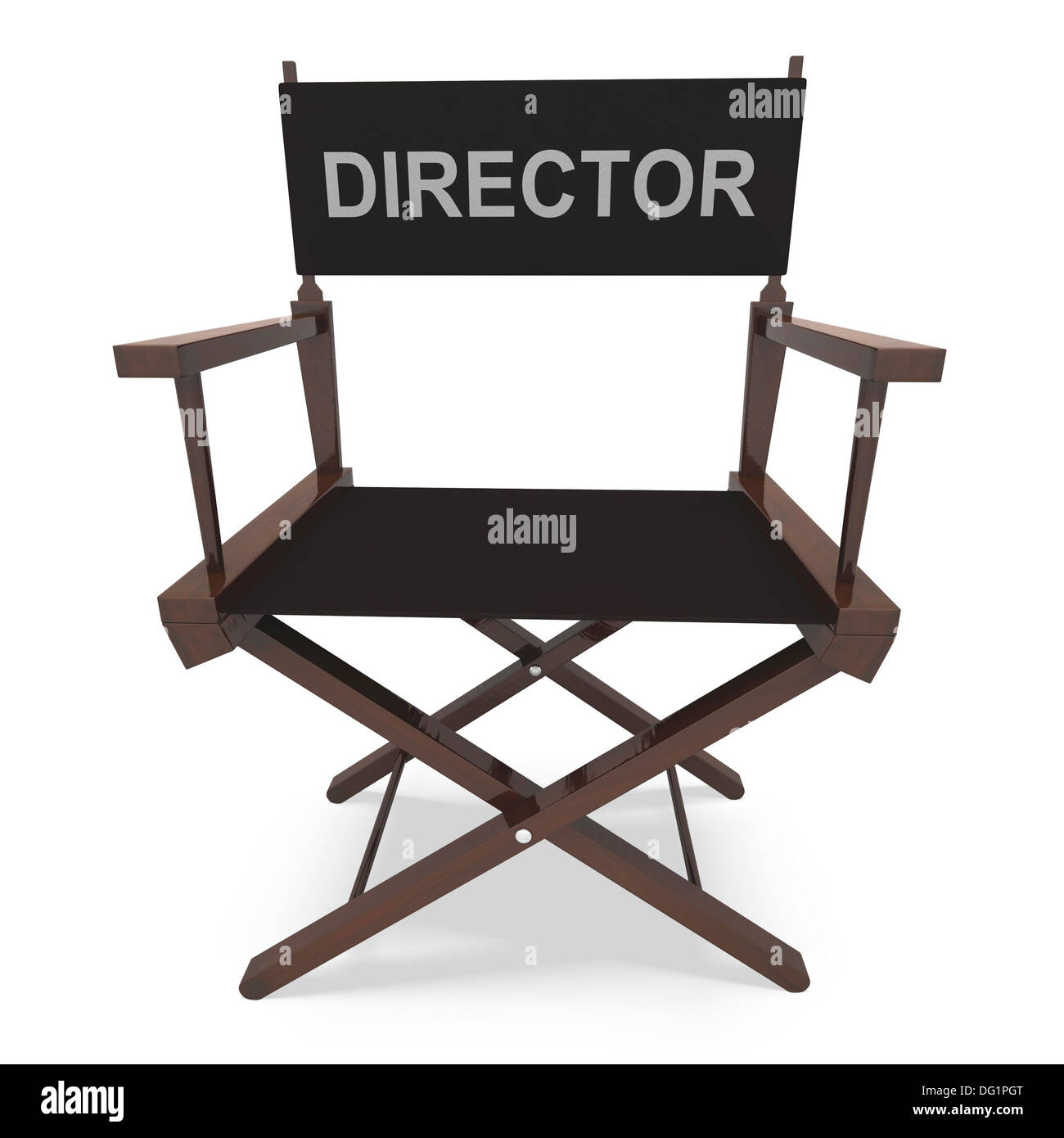 Directors Chair Showing Movie Producer Or Filmmaker Stock Photo Alamy