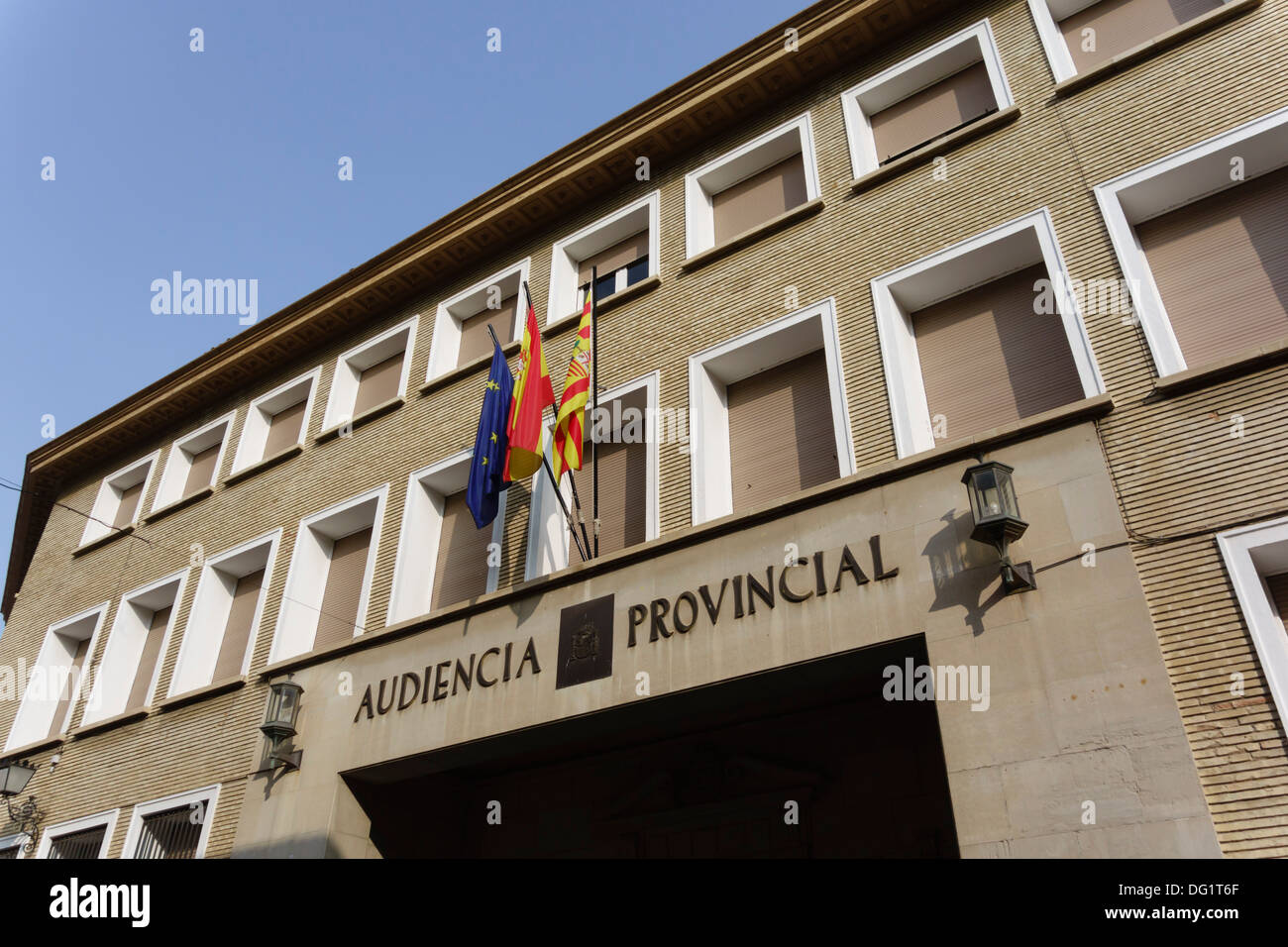 NorthEast Spain Huesca in Aragon province. Audiencia Provincial