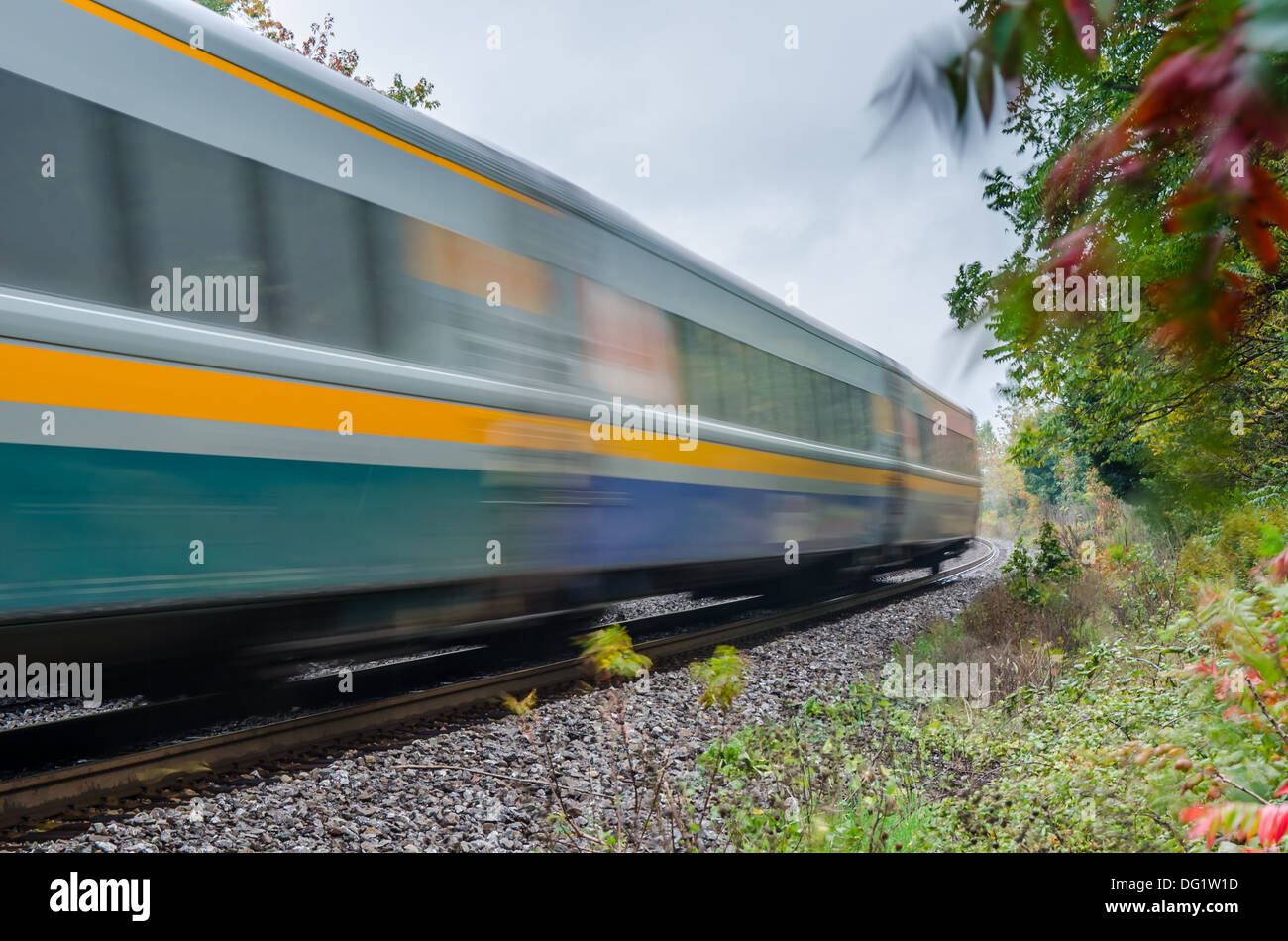 High Speed Passenger Train Stock Photo Alamy