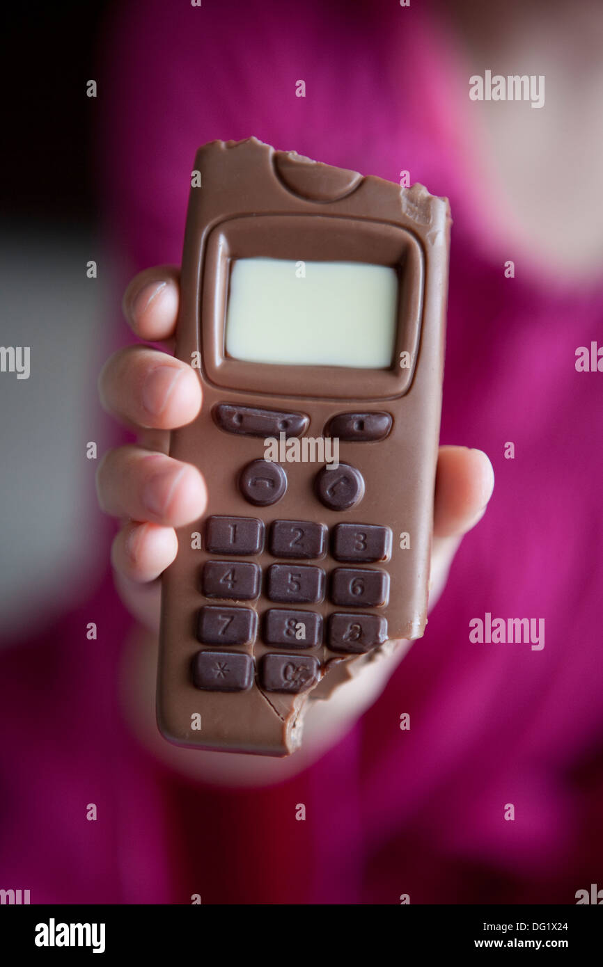 Chocolate mobile phone hires stock photography and images Alamy