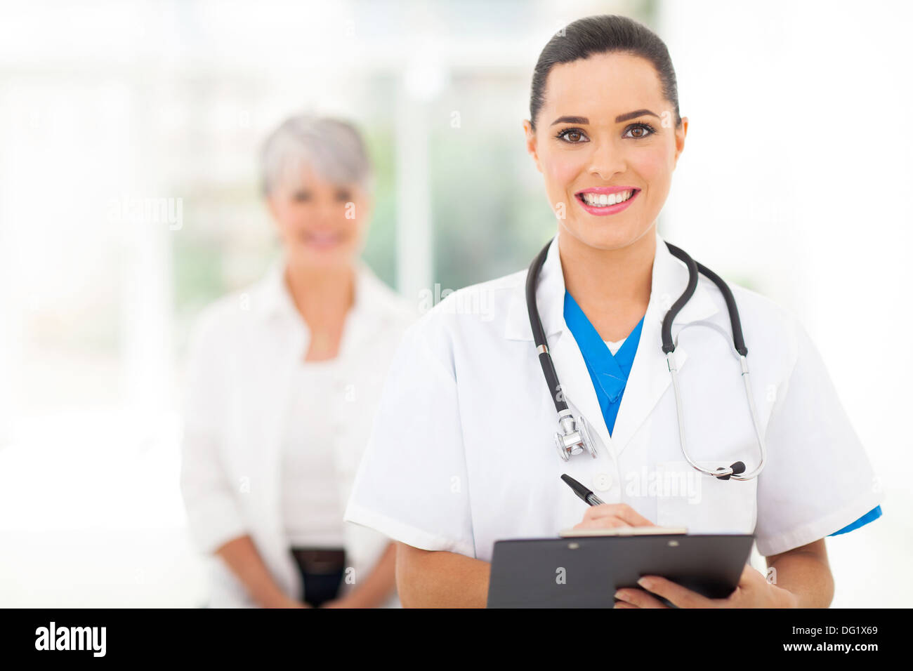 confident medical doctor portrait in hospital Stock Photo - Alamy