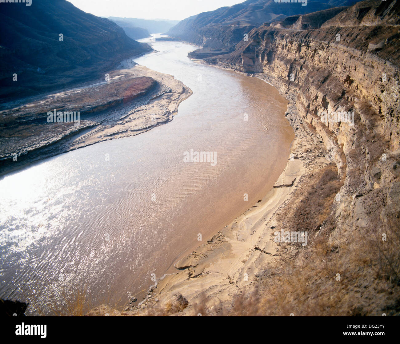 Yellow River. China Stock Photo Alamy
