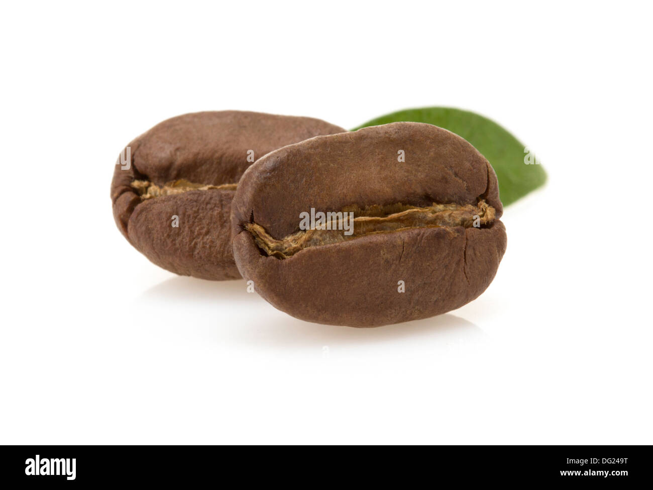 coffee beans isolated on white background Stock Photo - Alamy