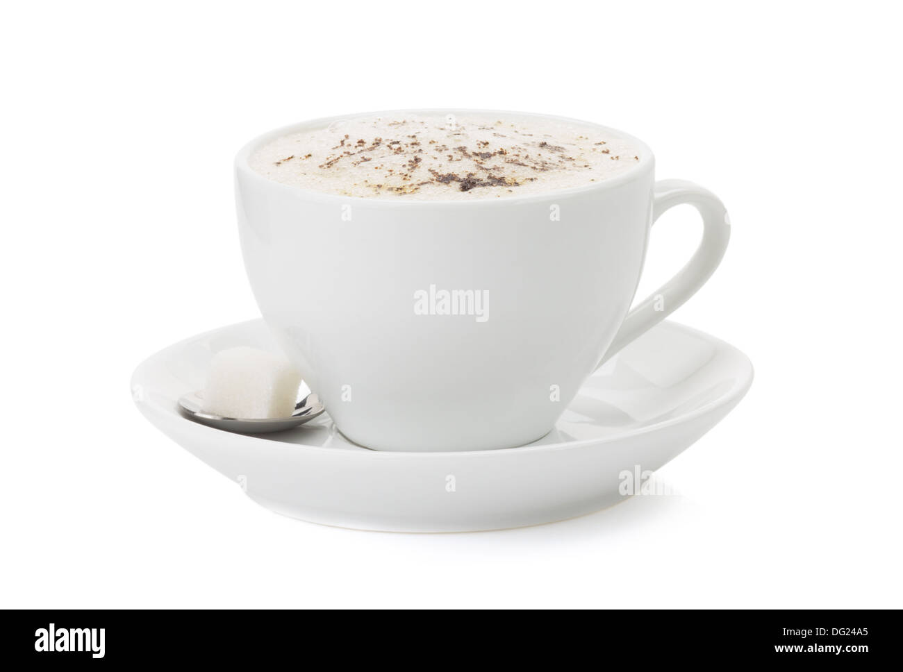 cup of coffee isolated on white background Stock Photo - Alamy