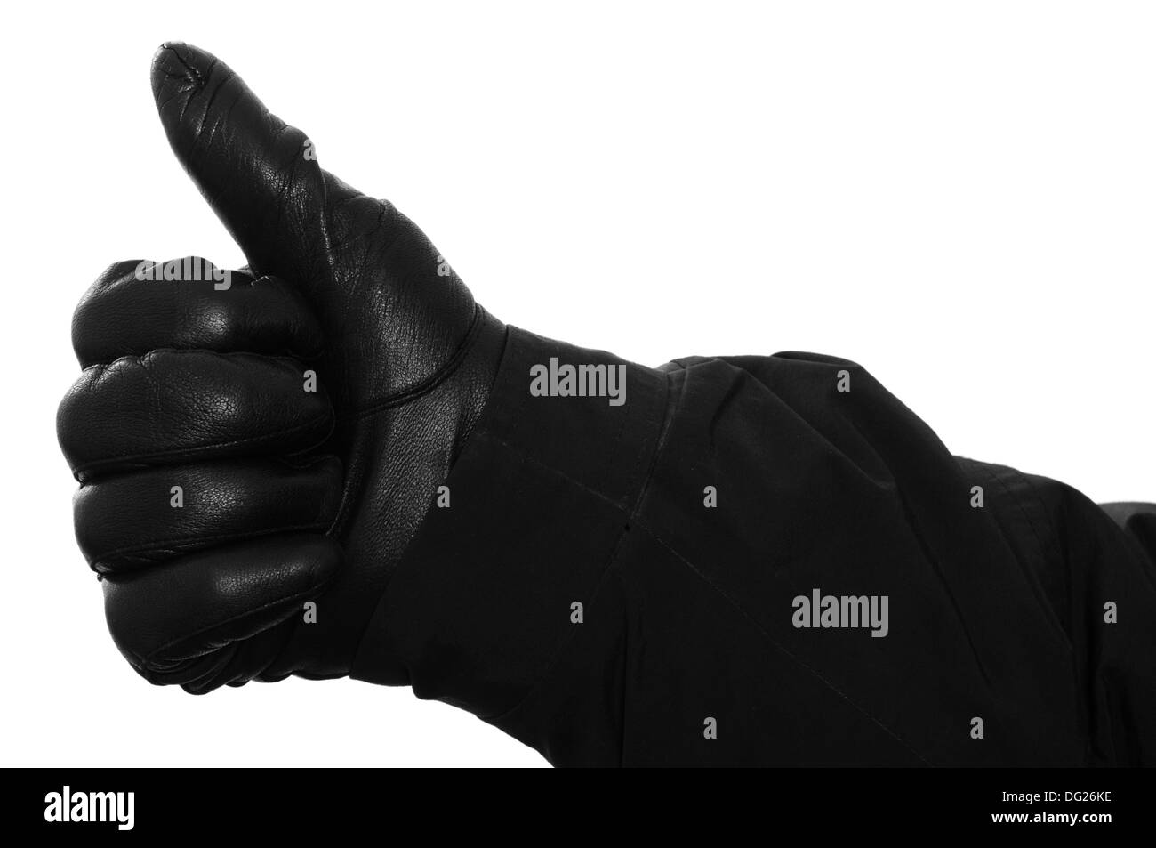 Black leather glove hires stock photography and images Alamy