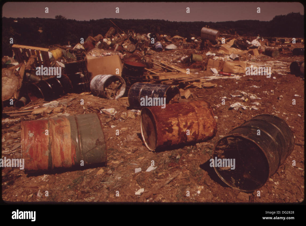 THE DUMP AT LEOMINSTER ON THE BANKS OF THE NASHUA RIVER ADDS TO THE