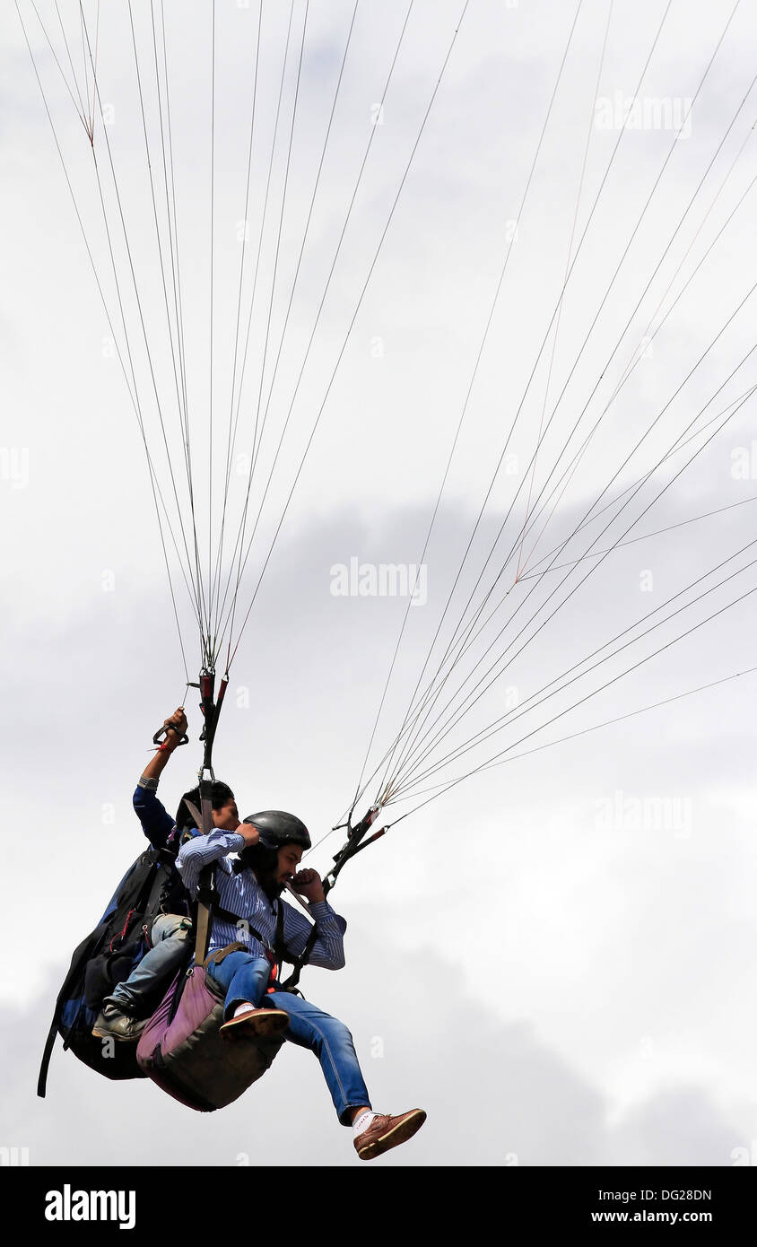 Paragliding Stock Photo