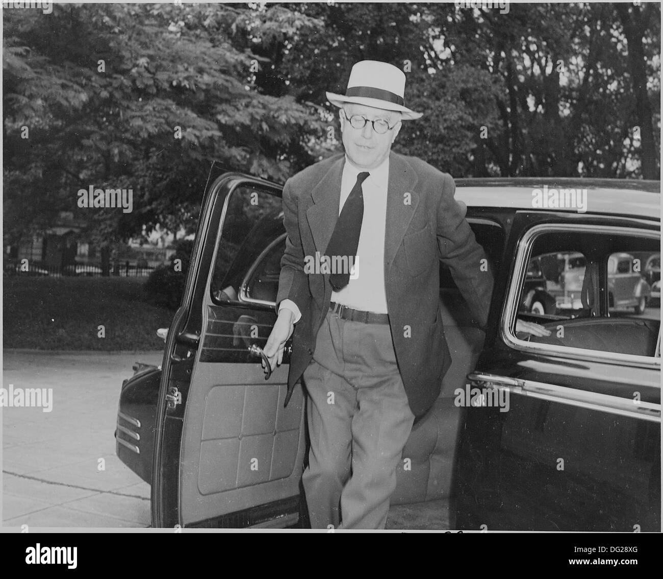 Photograph of secretary of labor lewis schwellenbach hires stock
