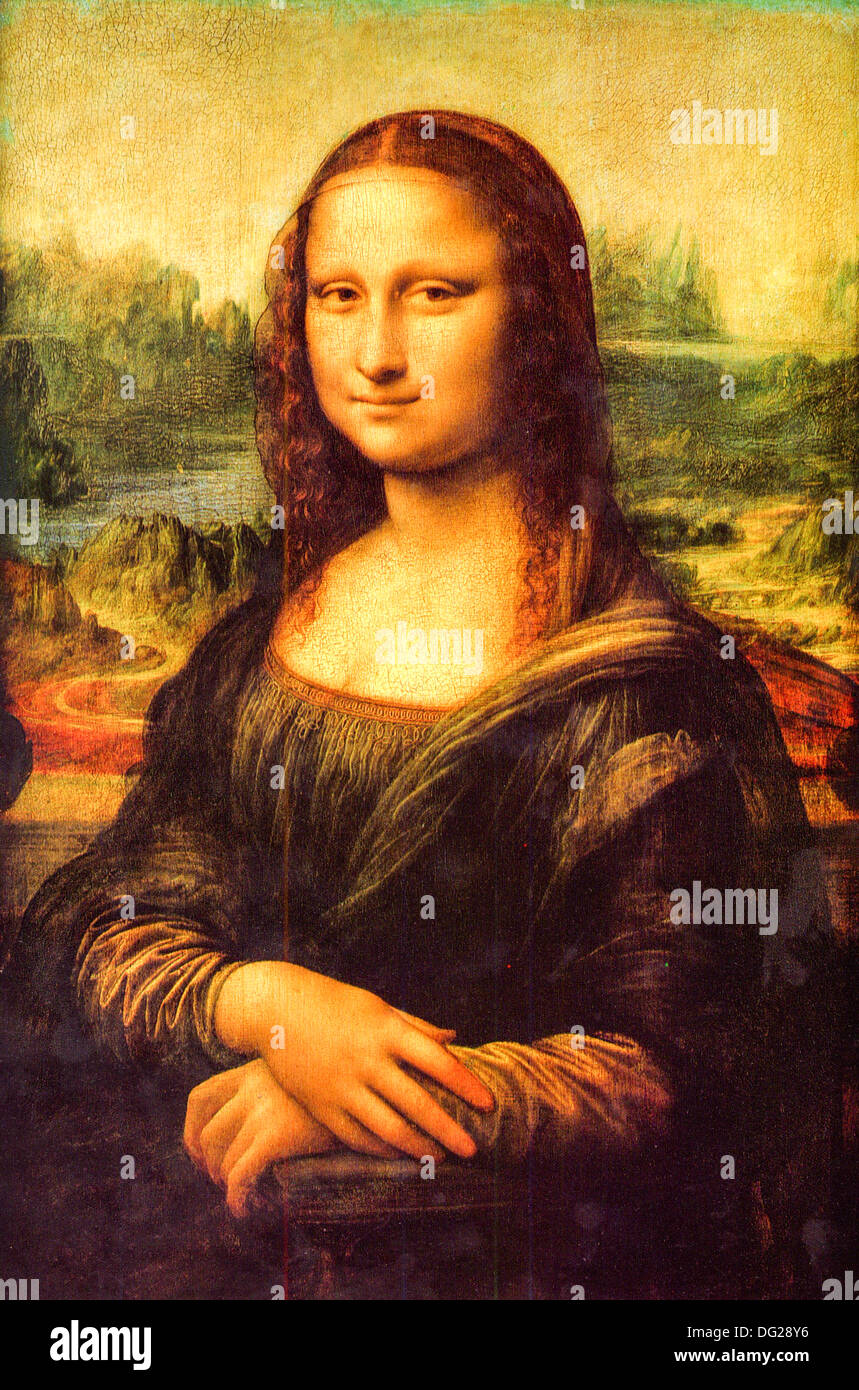 Mona Lisa by Leonardo da Vinci 1504 Stock Photo