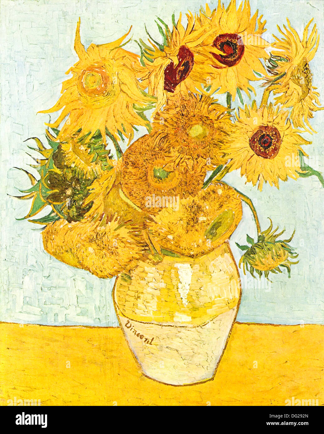 Sunflowers by Vincent van Gogh 1888 Stock Photo