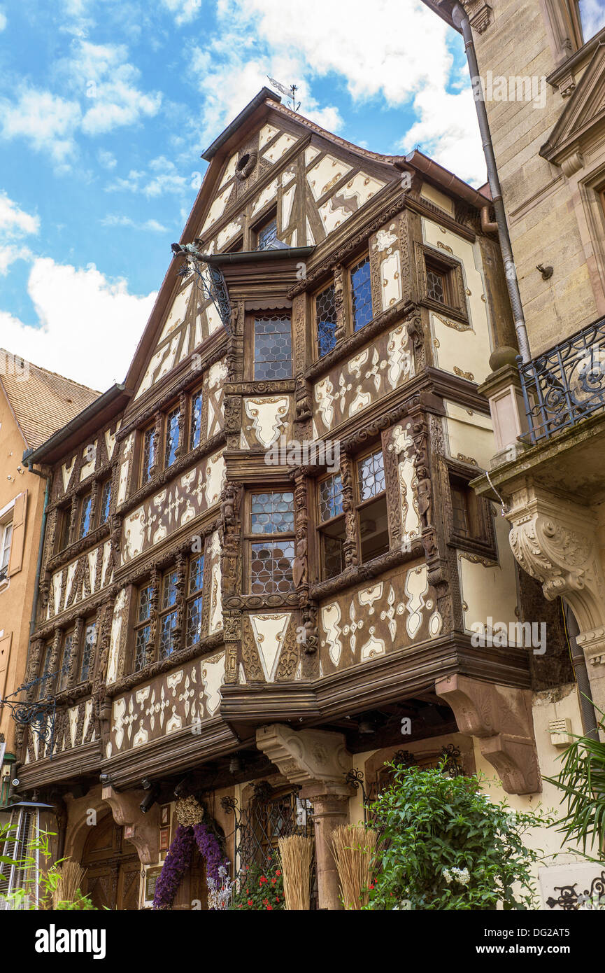 Maison Katz half-timbered house 17th Century Saverne Alsace Stock Photo