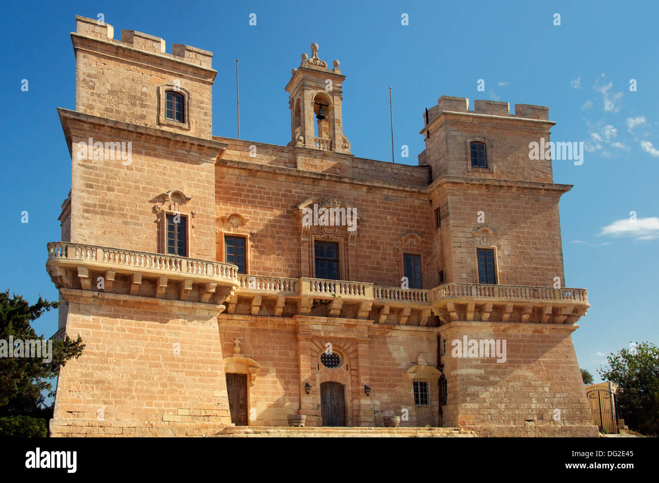 Selmun Palace  Mellieha Malta Stock Photo