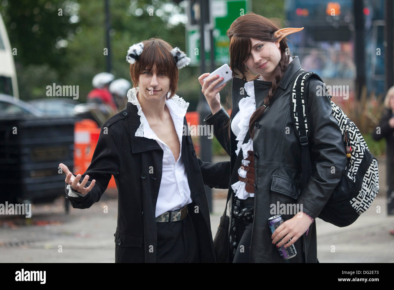 London, UK. 12th Oct, 2013. World Zombie Day: London, attracts thousands of zombies each year to groan and shamble through Central London in aid of the charity St. Mungo's. Credit:  Sebastian Remme/Alamy Live News Stock Photo