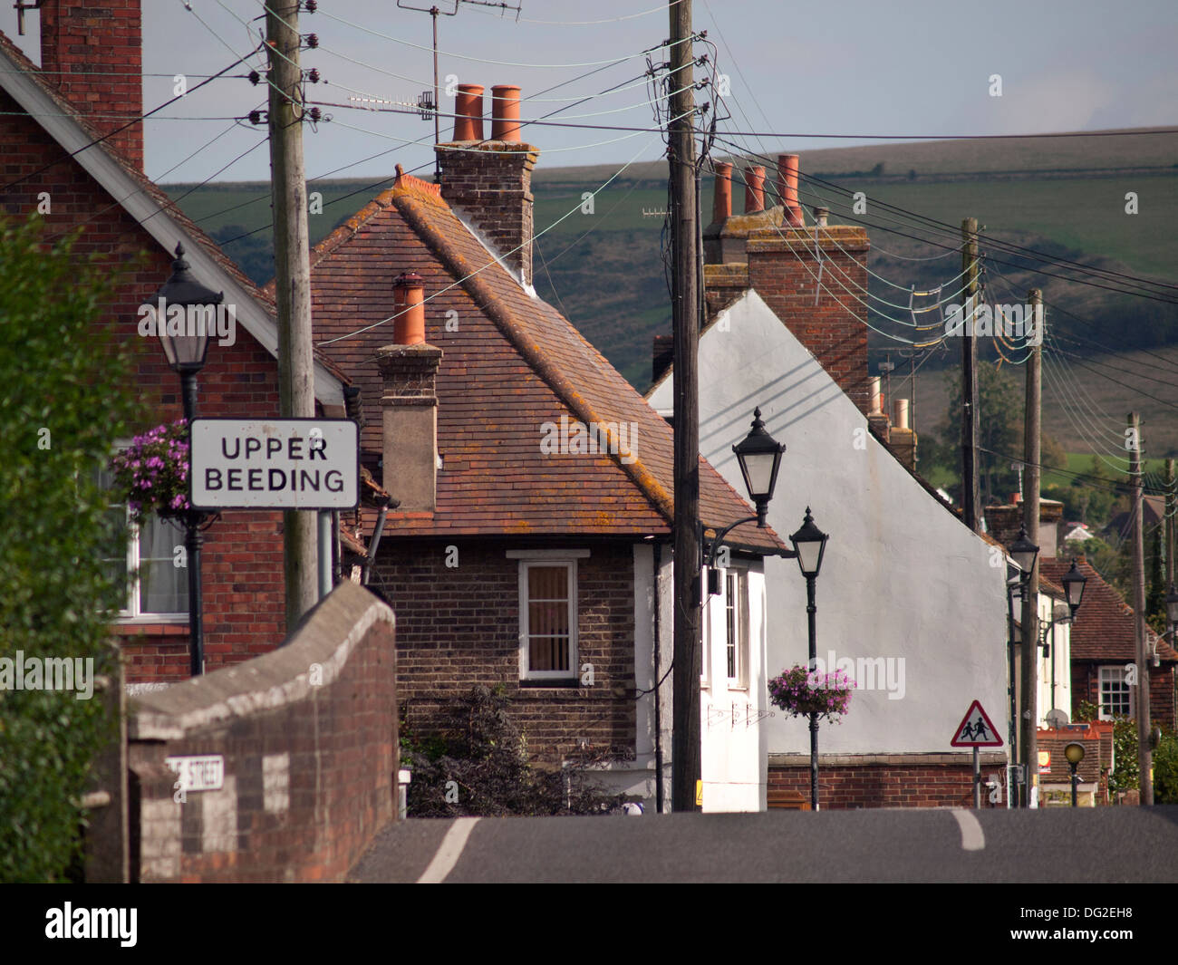 The village of Upper Beeding in West Sussex Stock Photo Alamy