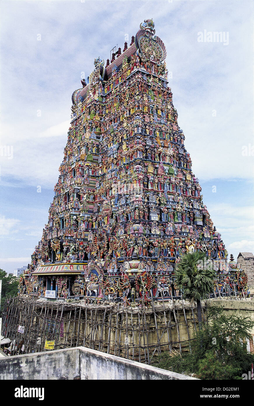 Sri Meenakshi Amman Temple. Madurai. Tamil Nadu, India Stock Photo ...