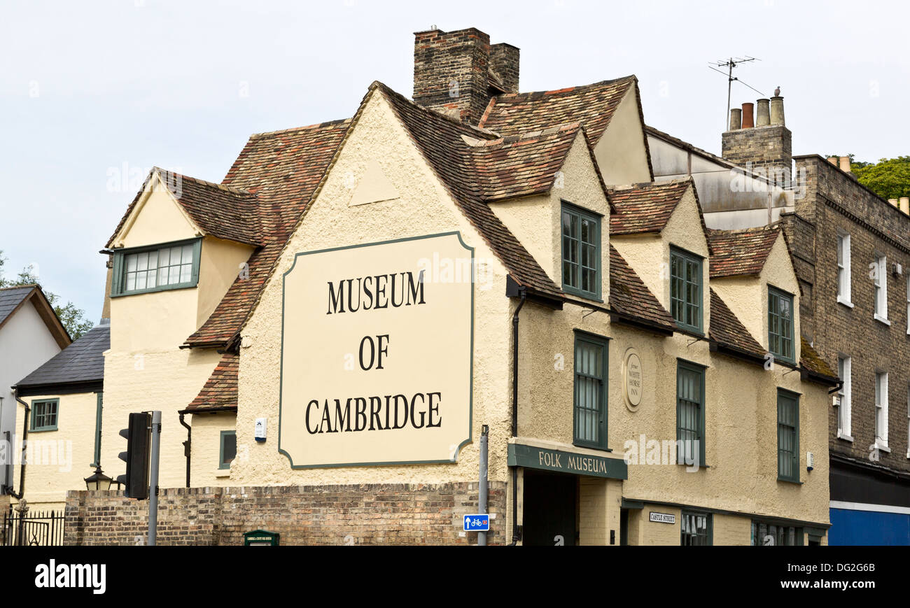 Museum of Cambridge, Folk Museum, Cambridge, England Stock Photo