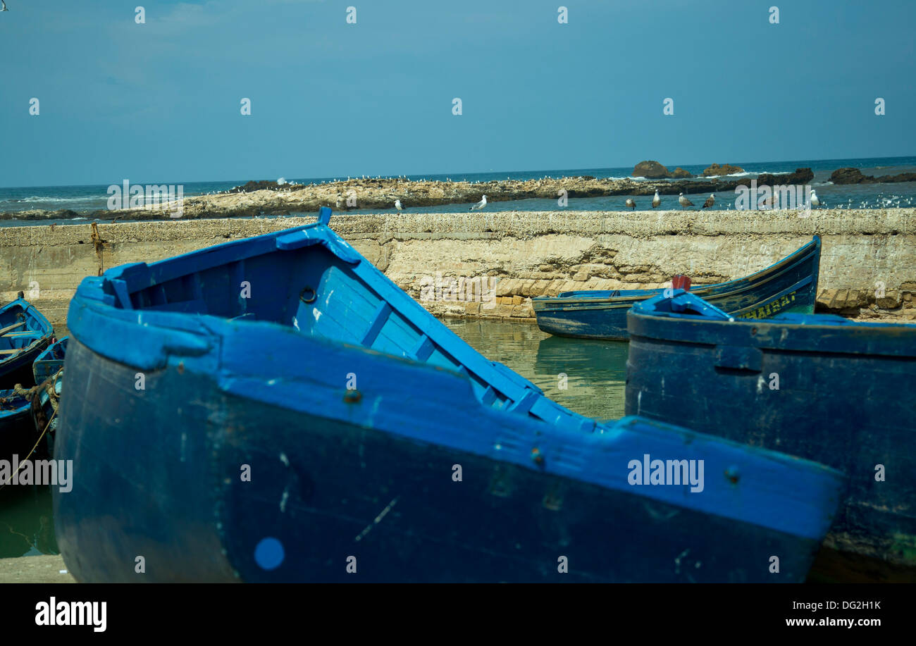 Fishing boat blue hi-res stock photography and images - Alamy