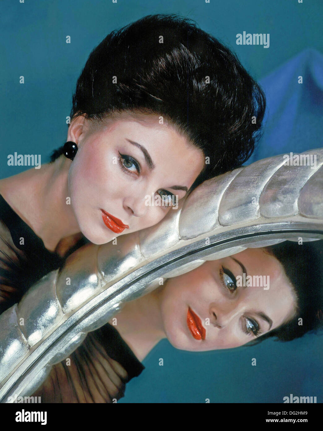 JOAN COLLINS   UK film actress about 1965 Stock Photo