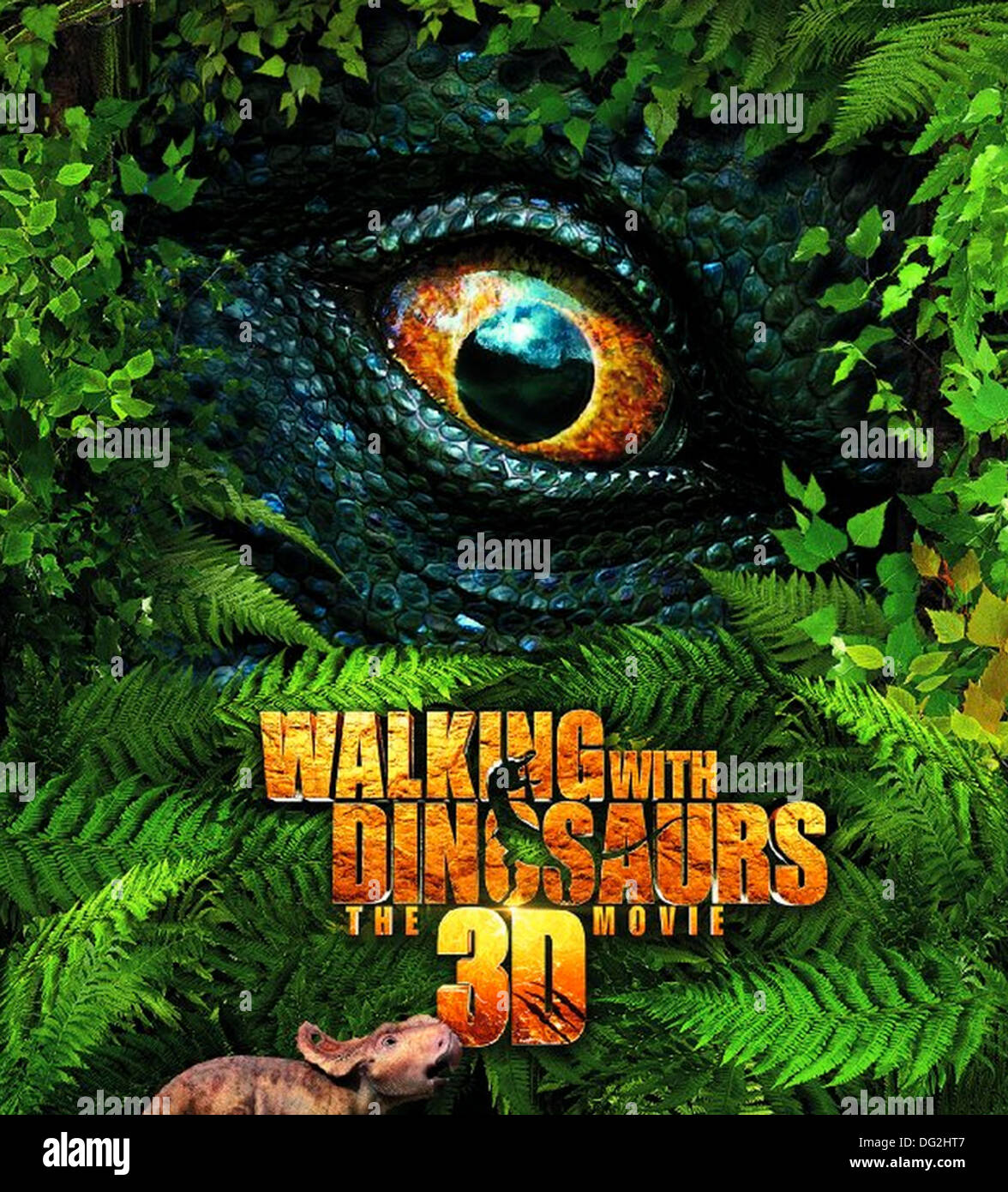 WALKING WITH DINOSAURS - THE MOVIE  Poster for 2013 Animal Logic/BBC film Stock Photo