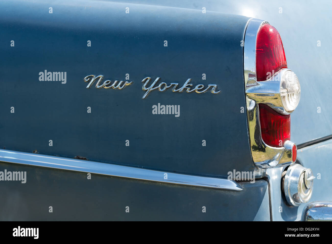 The rear brake lights car Chrysler New Yorker (1951) Stock Photo